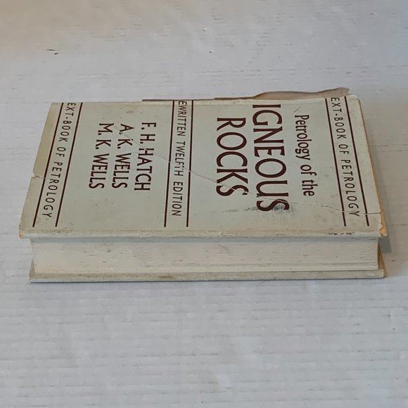 Petrology of the Igneous Rocks HC Book with Dust Jacket 1961 - Picture 5 of 14